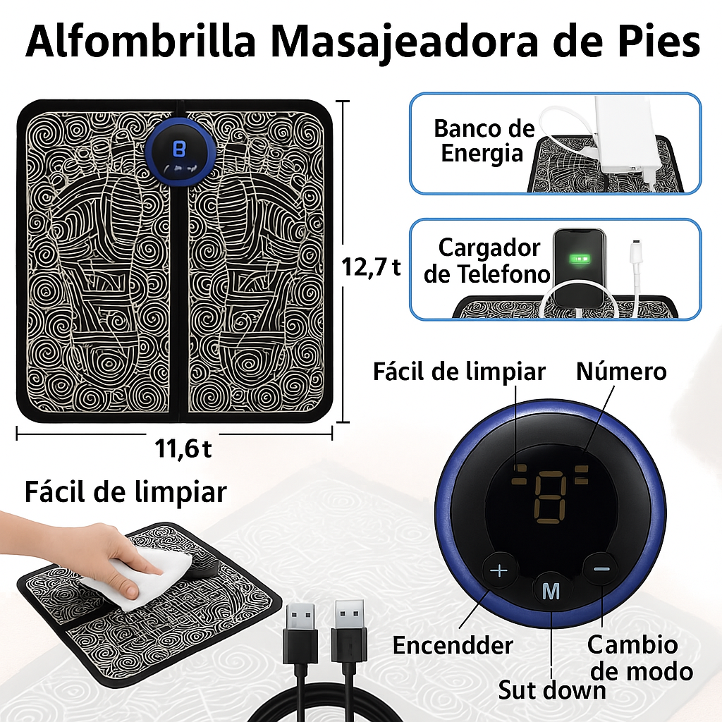ALFOMBRA MASAJEADORA DE PIES