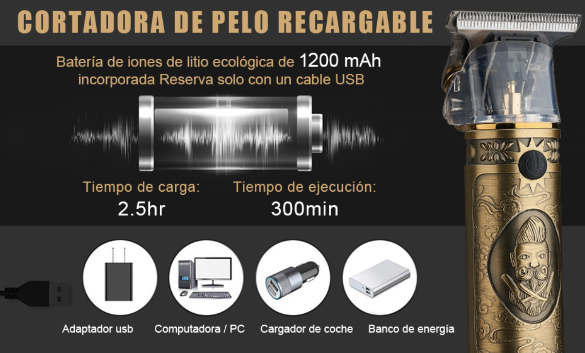 MAQUINA DE AFEITAR Y RECORTAR